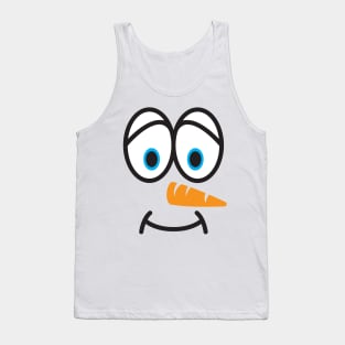 snowman face Tank Top